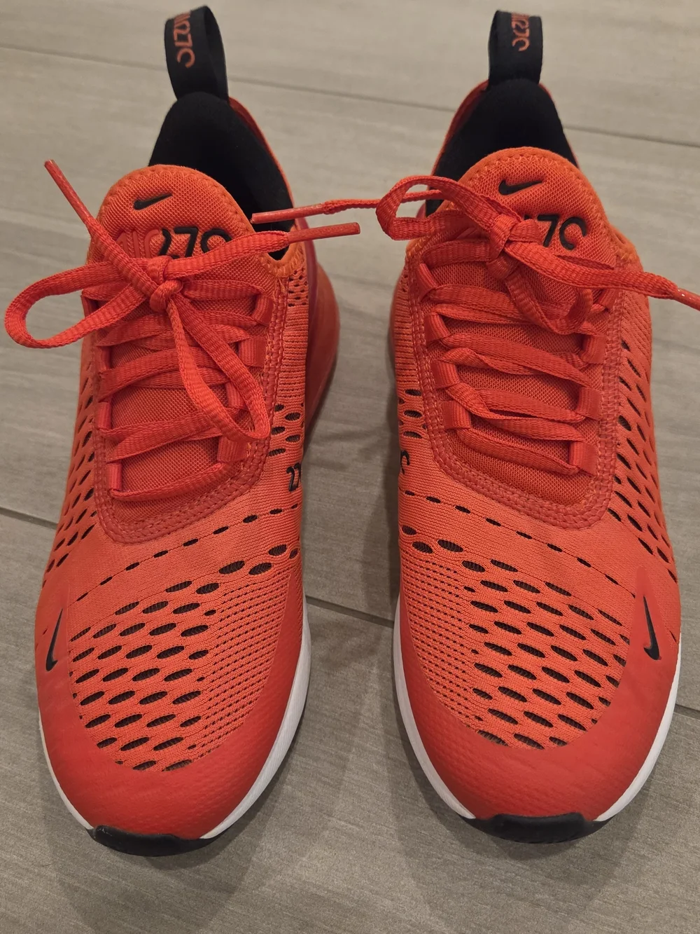 Nike Kids Air Max 270 Sneakers - Red with Black Accents